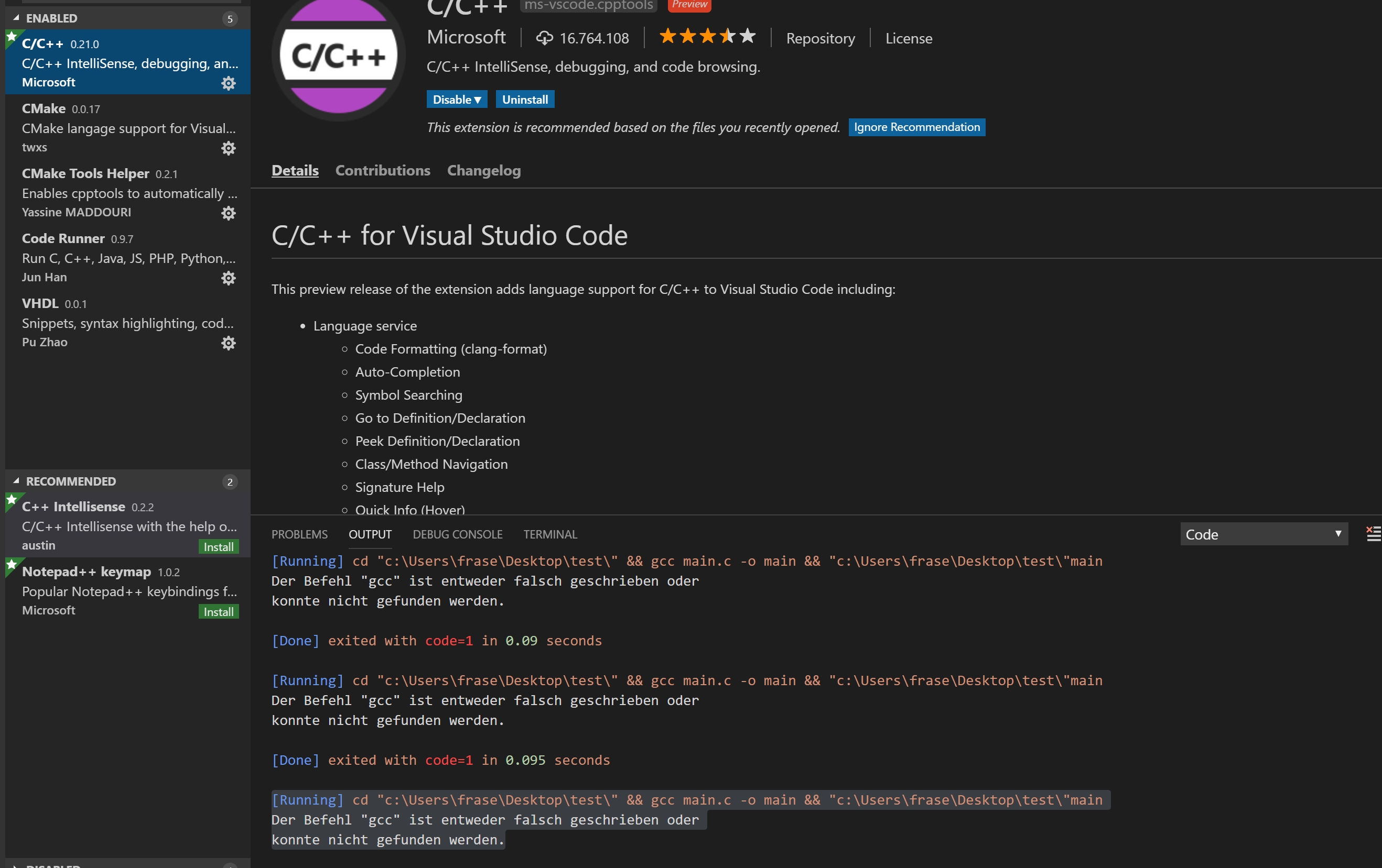 install compiler for c++ on mac